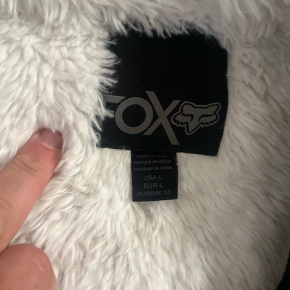 VTG Y2K Fox Racing Hysteric Glamour Style Fur Zip Hoodie. Large! - Picture 6 of 6